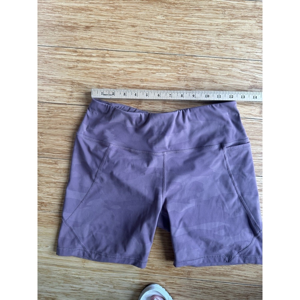 Sweaty Betty Pink Purple Camo Power Shorts Women's Medium - Picture 4 of 6